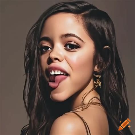 jenna ortega tongue|jenna ortega interview.